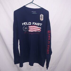 NWT TSH-Hold Fast Seventy Six Flag Long Sleeve Shirt - Womans